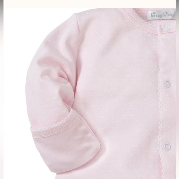 NWT Kissy Pink White Dot Converter Gown Preemie - Picture 3 of 6